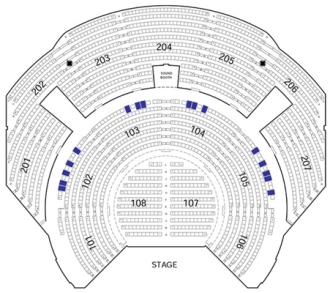 Beau Rivage Concert Seating Chart