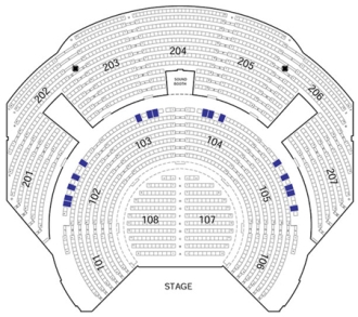 Beau Rivage Seating Chart